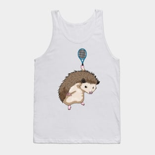 Hedgehog Tennis Tennis racket Tank Top